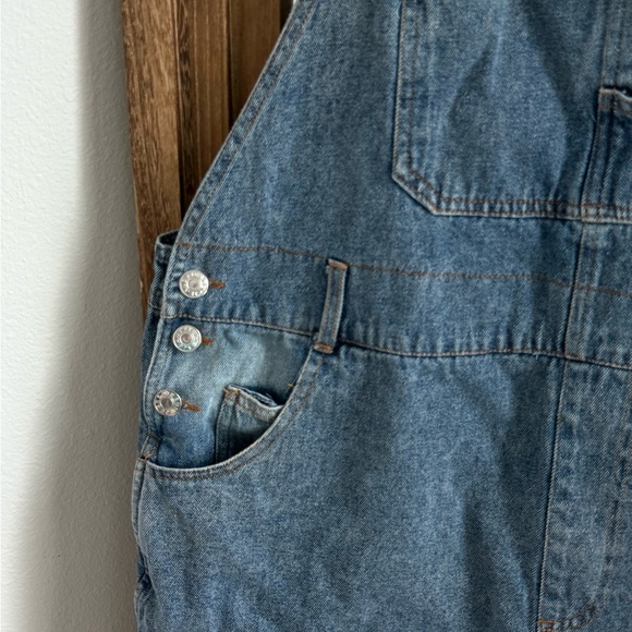 Blue Denim Overalls - Shorts - Picture 3 of 7